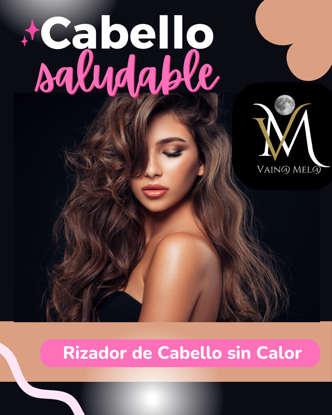 Rizado de cabello Sin Calor